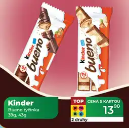 Tamda Foods Kinder Bueno tyčinka nabídka