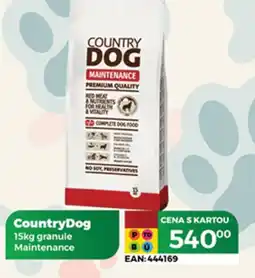 Tamda Foods CountryDog granule Maintenance nabídka