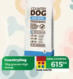 Tamda Foods CountryDog granule High energy nabídka