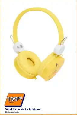Action Dětská sluchátka pokémon nabídka