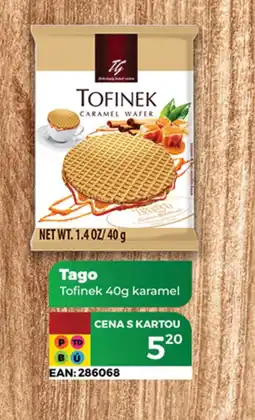 Tamda Foods Tago Tofinek karamel nabídka