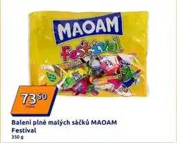 Action Balení plné malých sáčků maoam festival nabídka