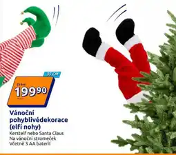 Action Vánoční pohyblivédekorace (elfí nohy) nabídka
