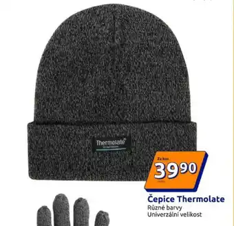 Action Čepice thermolate nabídka