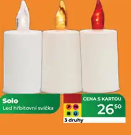 Tamda Foods Solo Led hřbitovní svíčka nabídka
