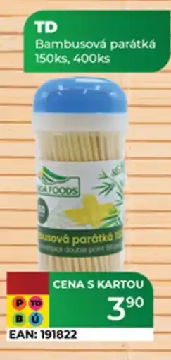Tamda Foods TD Bambusová parátká nabídka