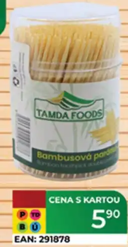 Tamda Foods TD Bambusová parátká nabídka