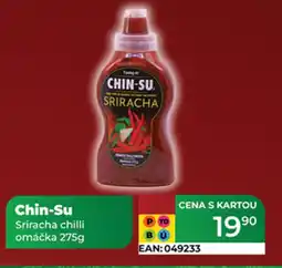 Tamda Foods Chin-Su Sriracha chilli omáčka nabídka