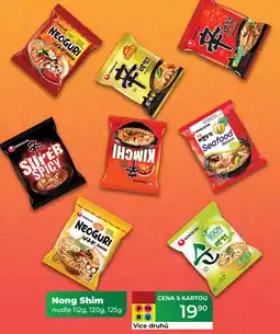 Tamda Foods Nong Shim nudle nabídka
