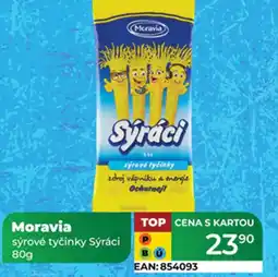 Tamda Foods Moravia sýrové tyčinky Sýráci nabídka