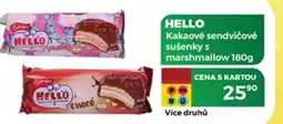 Tamda Foods HELLO Kakaové sendvičové sušenky s marshmallow nabídka
