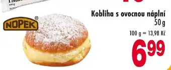Kobliha s ovocnou náplní