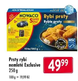 Qanto Nowaco Prsty rybí nemleté Exclusive nabídka