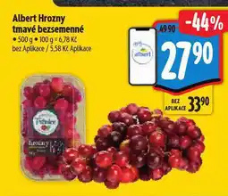 Albert Hrozny tmavé bezsemenné nabídka