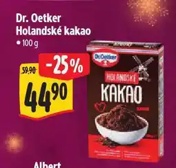 Albert Dr. oetker holandské kakao nabídka