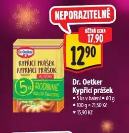 Albert Dr. oetker kypřicí prášek nabídka