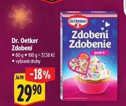 Albert Dr. oetker zdobení nabídka