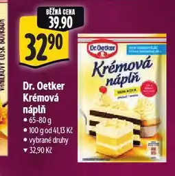 Albert Dr. oetker krémová náplň nabídka