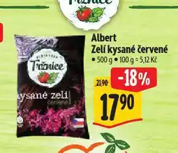 Albert Zelí kysané červené nabídka