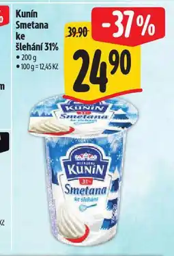 Albert Kunín smetana ke šlehání nabídka