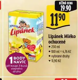 Albert Lipánek mléko ochucené nabídka