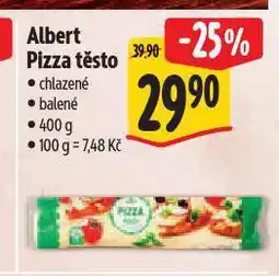 Albert Pizza těsto nabídka