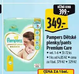 Albert Pampers dětské plenky nabídka