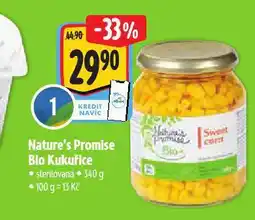 Albert Bio kukuřice nabídka