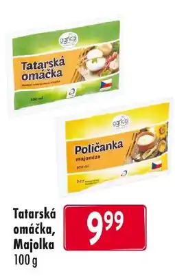 Qanto Tatarská omáčka, Majolka nabídka