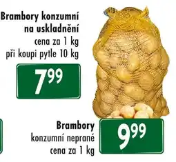 Qanto Brambory konzumní na uskladnění nabídka
