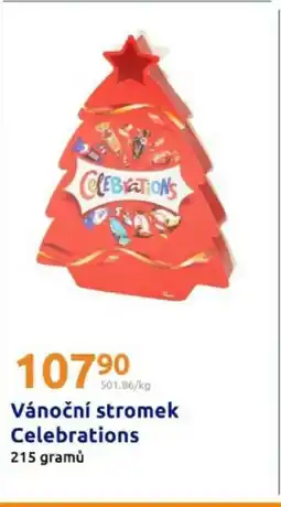 Action Vánoční stromek Celebrations nabídka