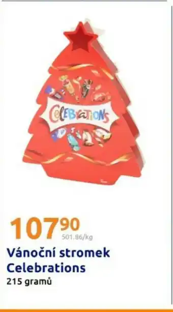 Action Vánoční stromek Celebrations nabídka