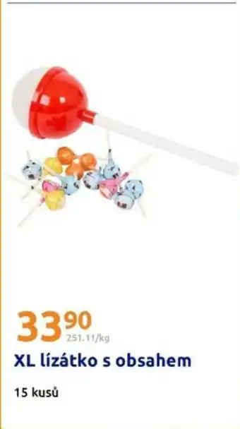 Action XL lízátko s obsahem nabídka