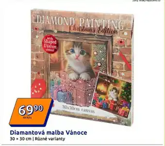Action Diamantová malba Vánoce nabídka