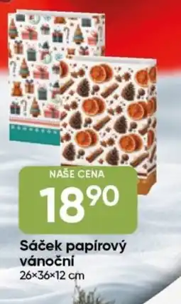 Hruška Sáček papírový vánoční nabídka