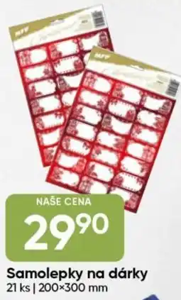 Hruška Samolepky na dárky nabídka