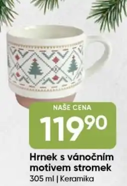 Hruška Hrnek s vánočním motivem stromek nabídka