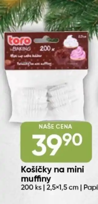 Hruška Košíčky na mini muffiny nabídka