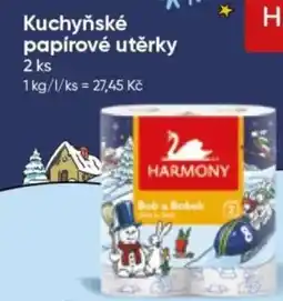 Hruška HARMONY Kuchyňské papírové utěrky nabídka
