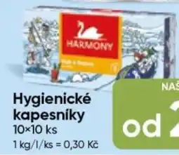Hruška HARMONY Hygienické kapesníky nabídka
