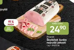 Hruška Prantl Školáček šunka nejvyšší jakosti nabídka