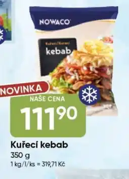 Hruška NOWACO Kuřecí kebab nabídka
