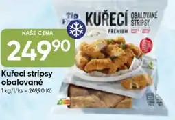 Hruška Kuřecí stripsy obalované nabídka