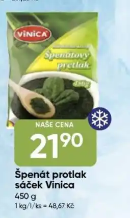 Hruška VINICA Špenát protlak sáček nabídka