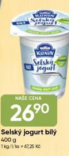 Hruška Kunin Selský jogurt bílý nabídka