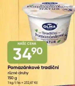 Hruška OLMA Pomazánkové tradiční nabídka