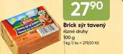 Hruška Brick sýr tavený nabídka