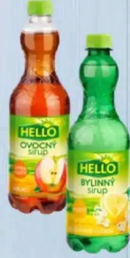 Hruška HELLO sirup nabídka