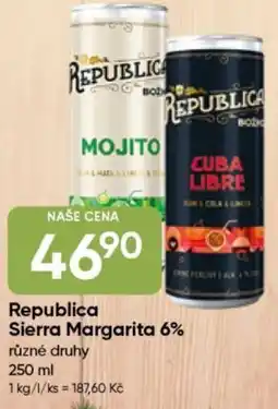 Hruška Republica Sierra Margarita 6% nabídka