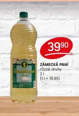 Flop ZÁMECKÁ PANÍ různé druhy 2l nabídka